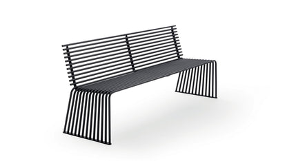 015 Bench with Backrest-Contract Furniture Store for hospitality, leisure & commercial projects