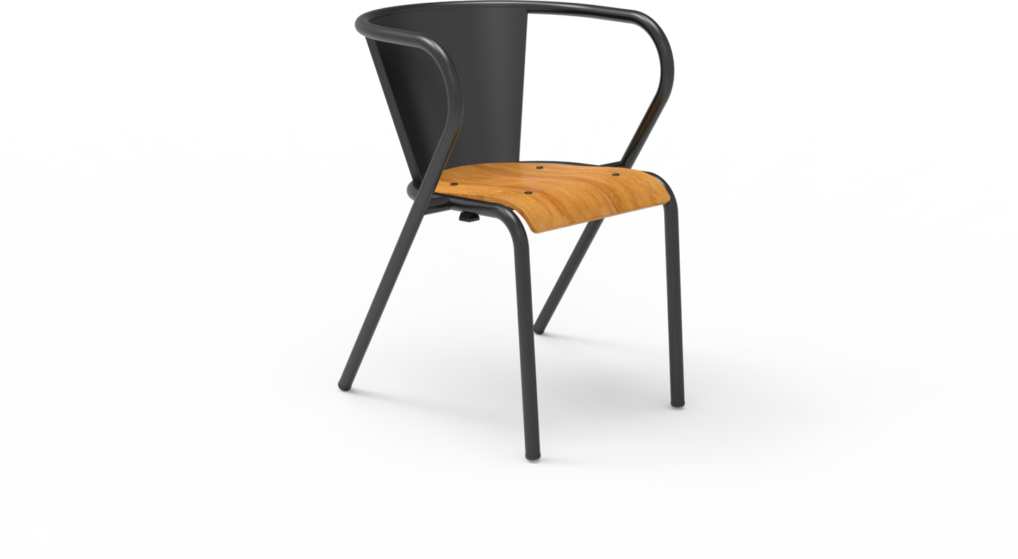 5008 Ply Seat Armchair-Contract Furniture Store for hospitality & leisure and commercial projects