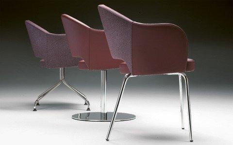 Agatha Armchair c/w Wood Legs-Metalmobil-Contract Furniture Store