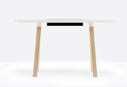 Arki Wood Poseur Table-Contract Furniture Store for hospitality, leisure & commercial projects