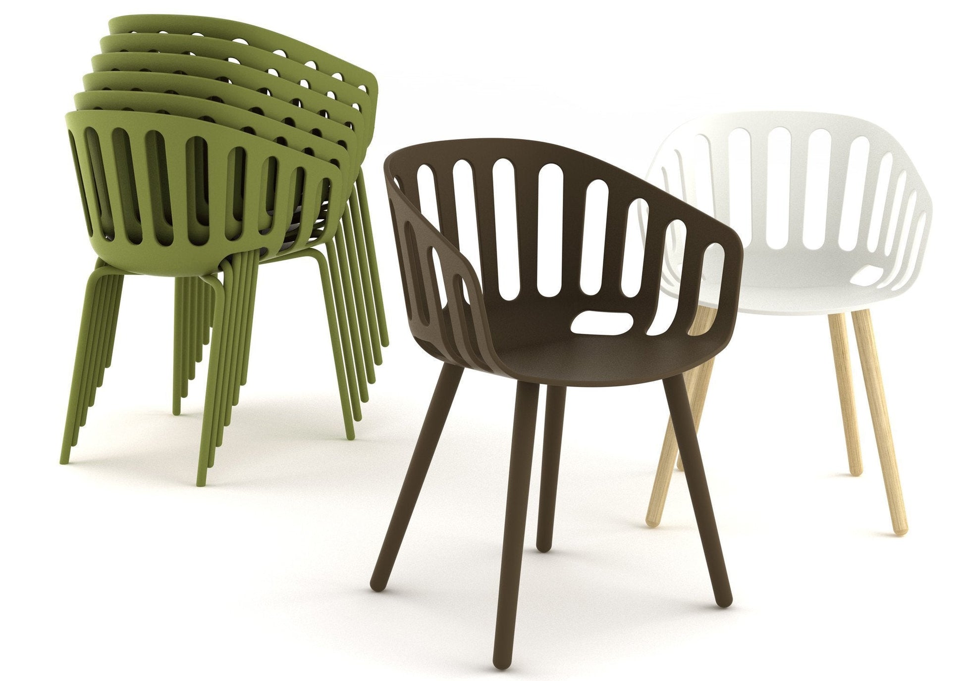 Basket Armchair c/w Cantilever Legs-Gaber-Contract Furniture Store