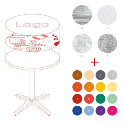 Bespoke Logo Table Top-Contract Furniture Store for hospitality, leisure & commercial projects