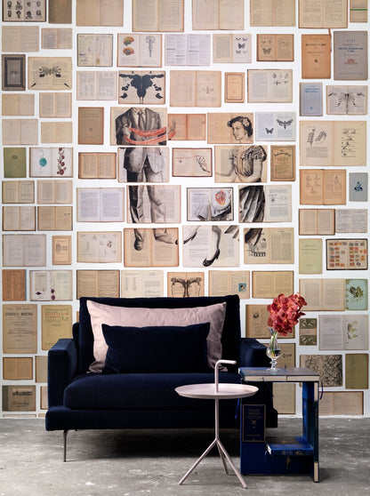 Biblioteca Mural 4 Wallpaper-Contract Furniture Store for hospitality, leisure & commercial projects