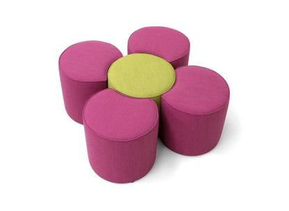 Bloom 2 Round Low Stool-Contract Furniture Store for hospitality, leisure & commercial projects