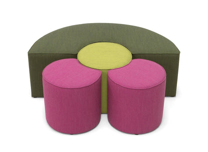 Bloom 2 Round Low Stool-Contract Furniture Store for hospitality, leisure & commercial projects