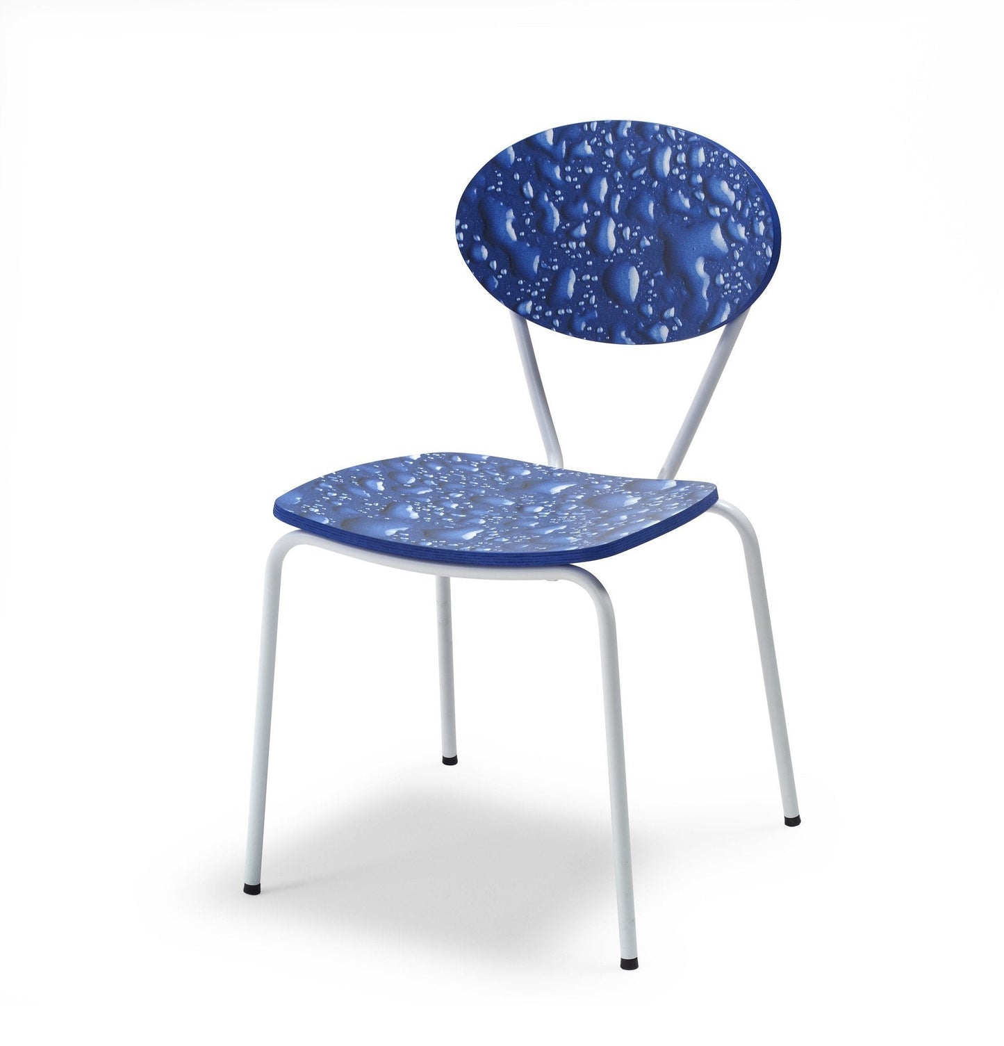 Boom Printed Side Chair c/w Metal Legs-Contract Furniture Store