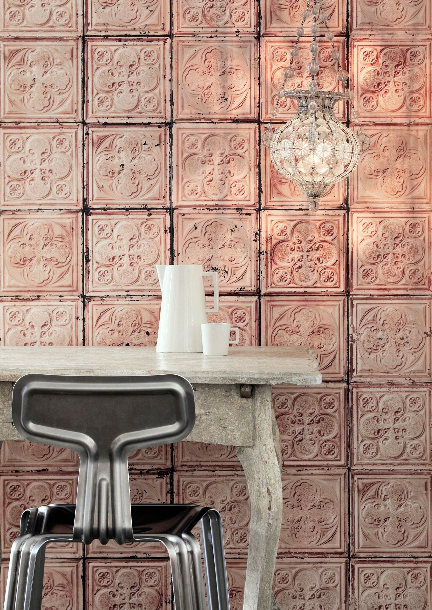 Brooklyn Tins Wallpaper TIN-06-NLXL-Contract Furniture Store