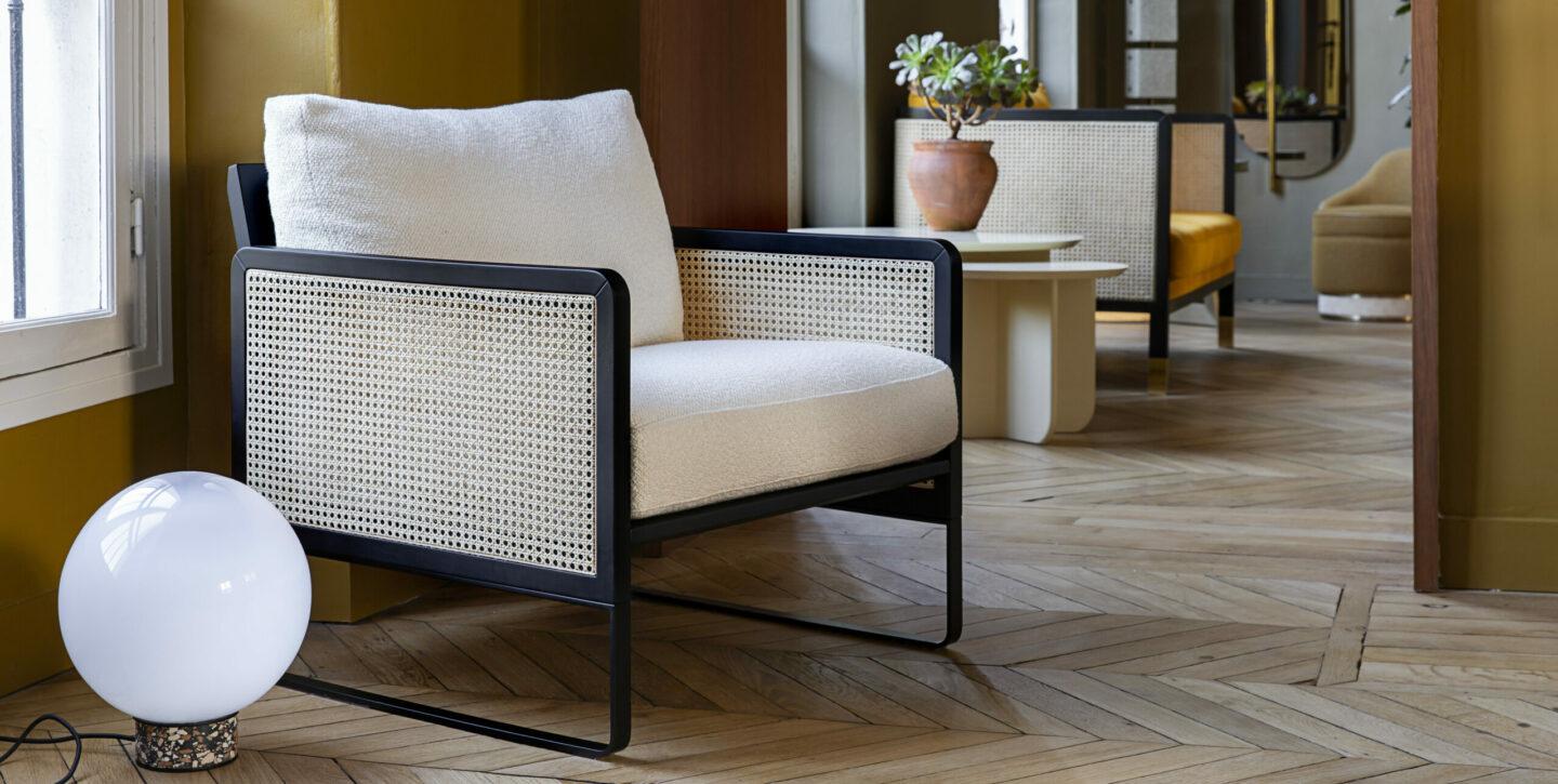 Cane Lounge Chair-Contract Furniture Store for hospitality, leisure & commercial projects