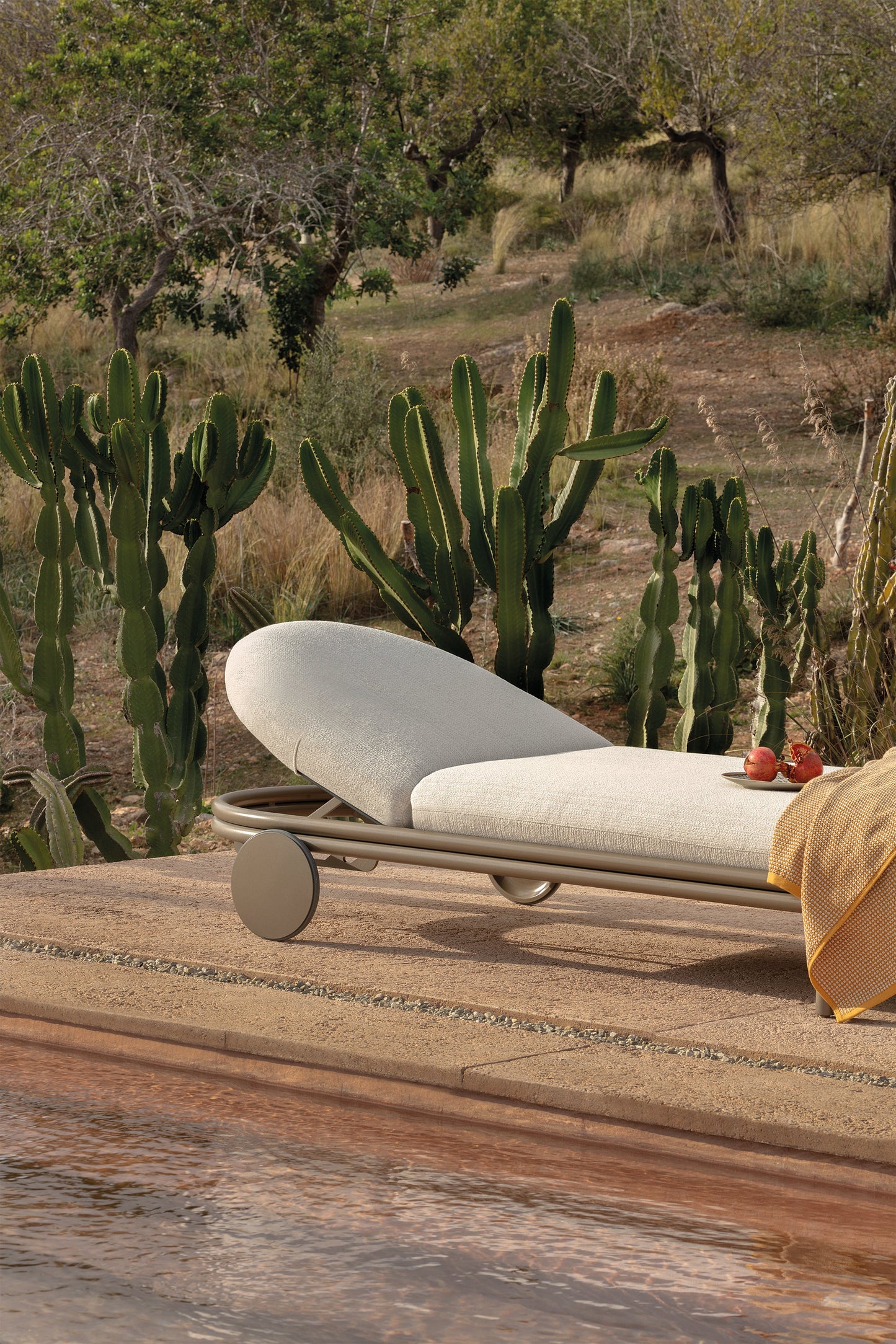 Cask Outdoor Chaise Longue-Contract Furniture Store