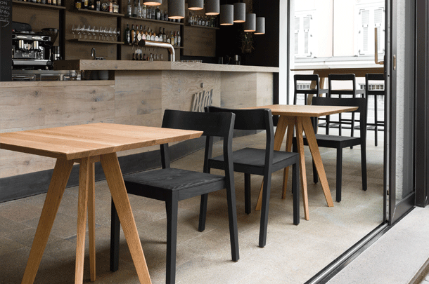 Cena Cafe Square Dining Table-Zeitraum-Contract Furniture Store