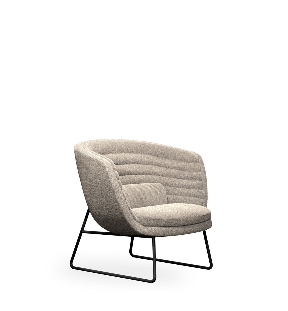 Cleo Metal Soft Lounge Chair-Contract Furniture Store for hospitality, leisure & commercial projects