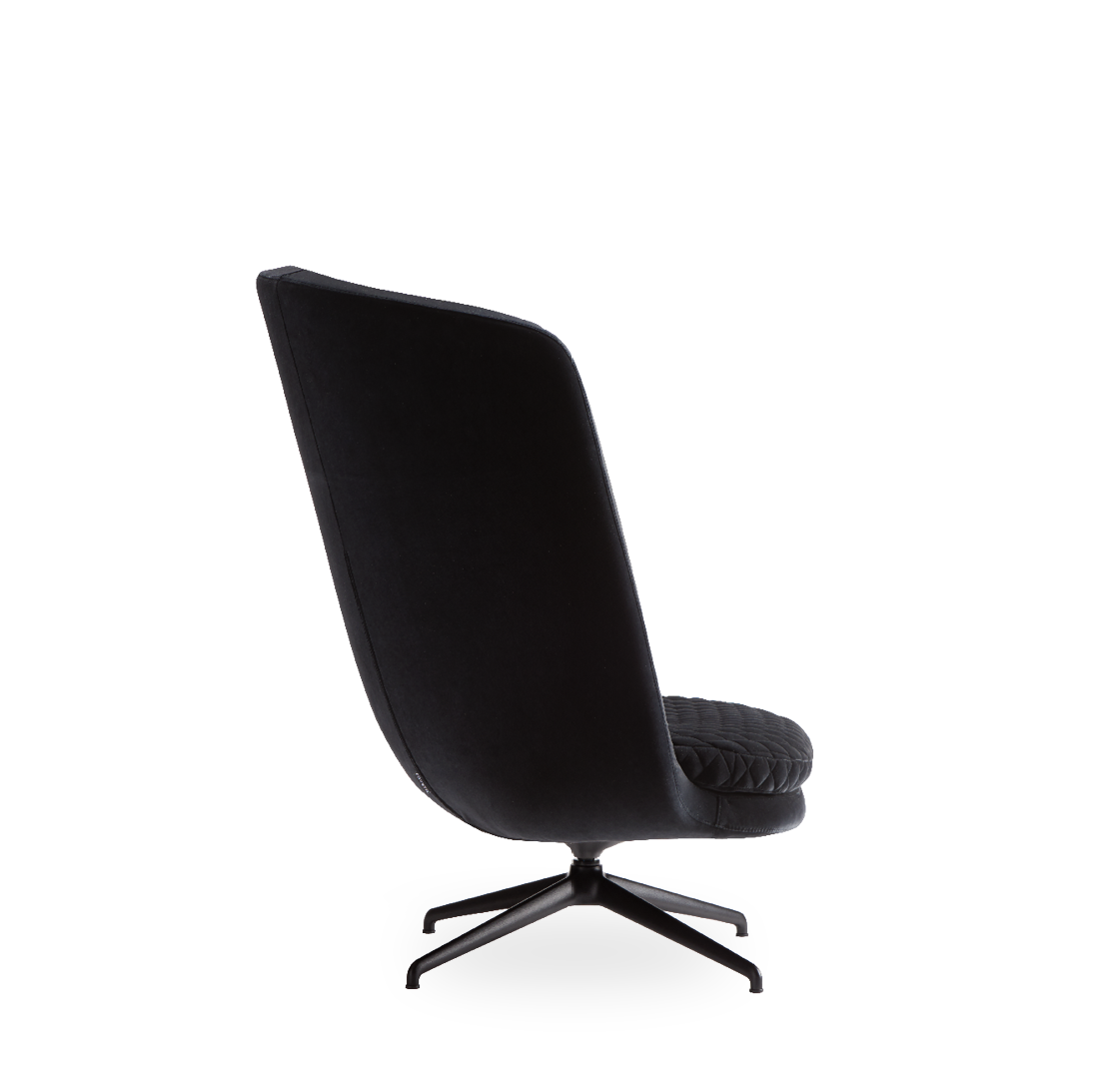 Cleo Metal Wing Lounge Chair-Contract Furniture Store for hospitality, leisure & commercial projects