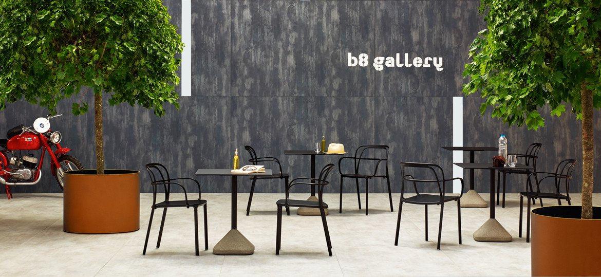 Concrete Dining Base-Pedrali-Contract Furniture Store