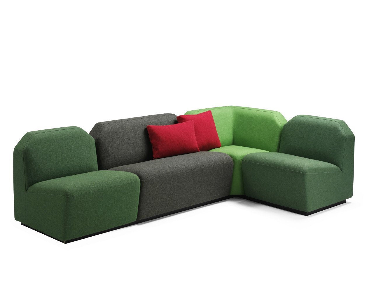 Cumulus 2S Modular Sofa Unit-Contract Furniture Store for hospitality, leisure & commercial projects