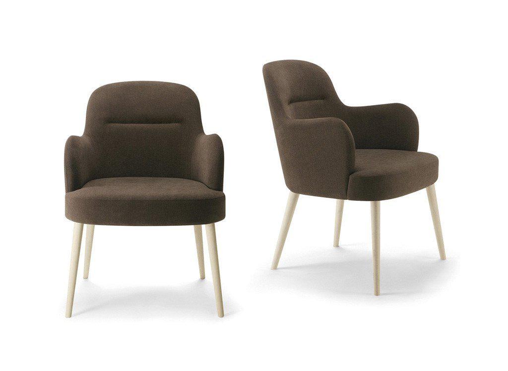 Da Vinci 02 Armchair c/w Wood Legs-Torre-Contract Furniture Store