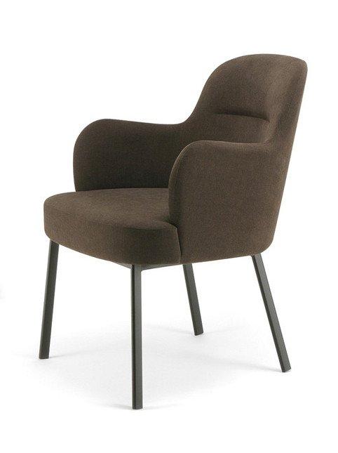 Da Vinci 02 Armchair c/w Metal Legs-Torre-Contract Furniture Store
