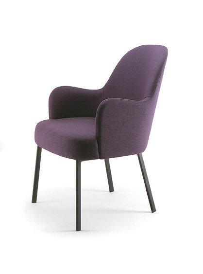 Da Vinci 04 Armchair c/w Metal Legs-Torre-Contract Furniture Store