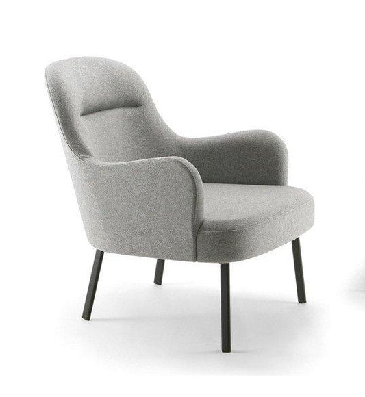 Da Vinci 05 Lounge Chair c/w Metal Legs-Torre-Contract Furniture Store