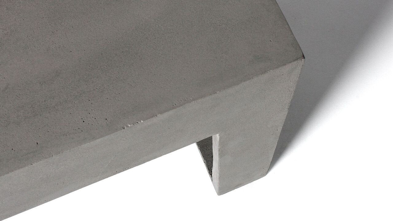 Dawn Concrete Bench-Lyon Beton-Contract Furniture Store