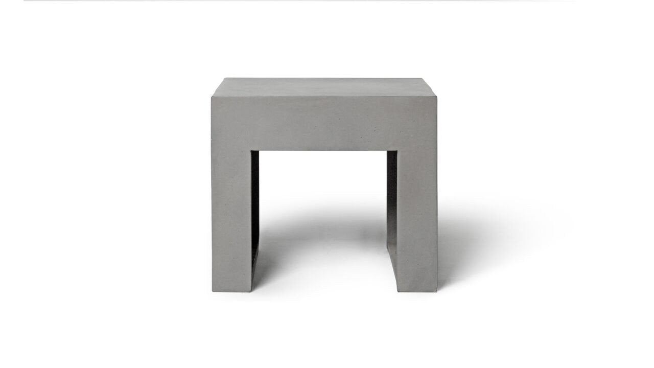 Dawn Concrete Low Stool-Lyon Beton-Contract Furniture Store