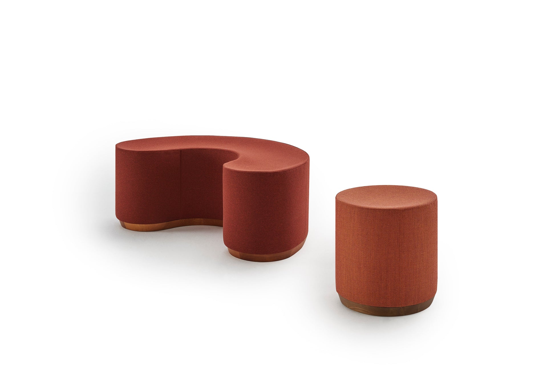 Dividuals C-Shaped Pouf-Sancal-Contract Furniture Store