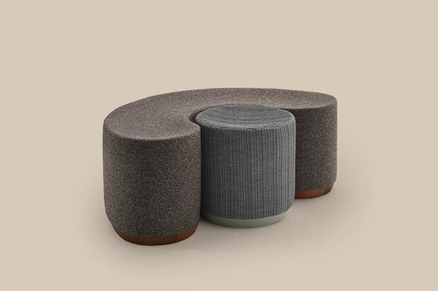 Dividuals C-Shaped Pouf-Sancal-Contract Furniture Store