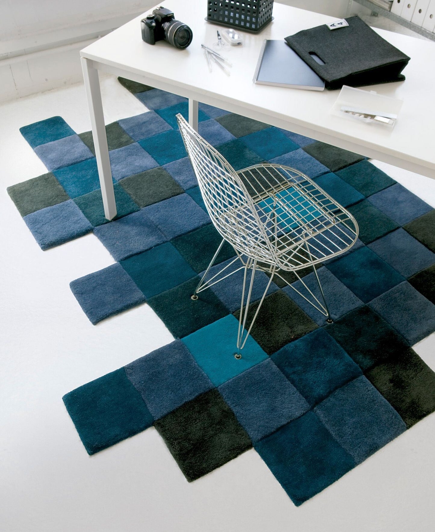 Do-Lo-Rez 2 Blues Rug-Nanimarquina-Contract Furniture Store