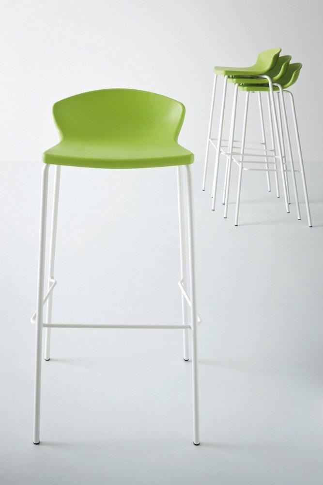 Easy High Stool c/w Metal Legs-Contract Furniture Store