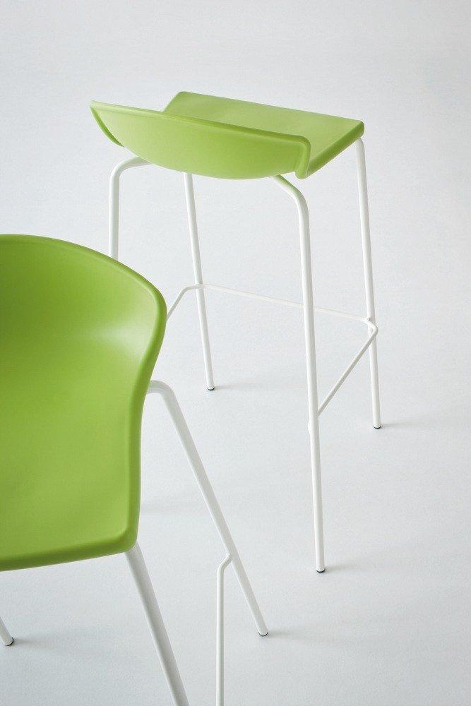 Easy High Stool c/w Metal Legs-Contract Furniture Store