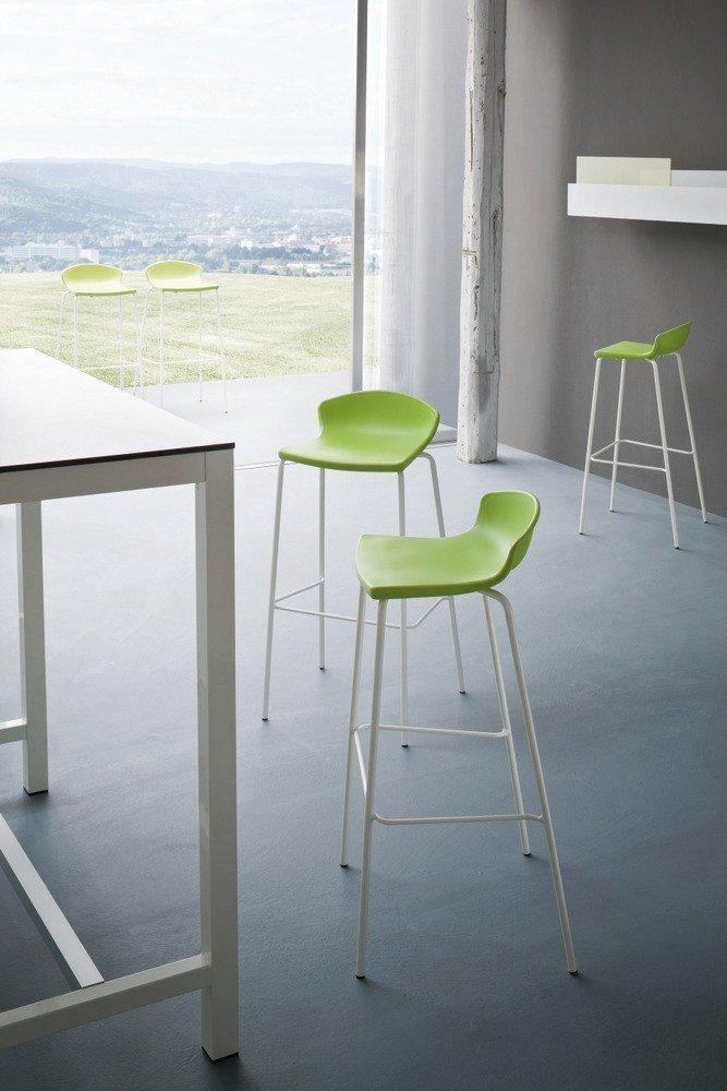 Easy High Stool c/w Metal Legs-Contract Furniture Store