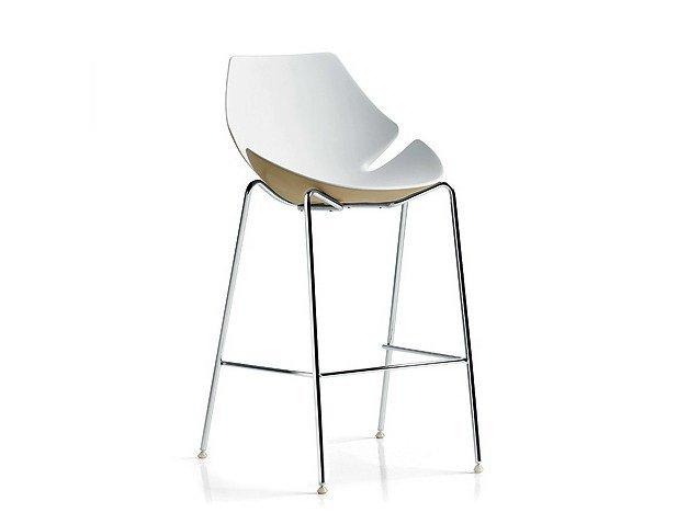 Eon High Stool c/w Metal Legs-Diemme-Contract Furniture Store