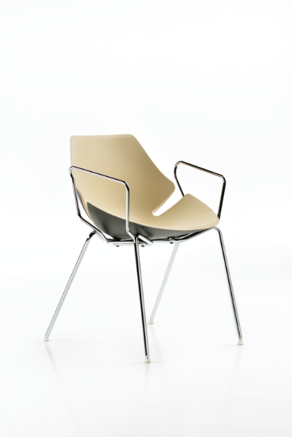 Eon Side Chair c/w Metal Legs-Diemme-Contract Furniture Store