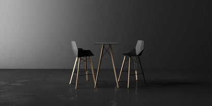 Faz Wood Poseur Table-Contract Furniture Store for hospitality, leisure & commercial projects