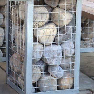 Gabion Bench-Contract Furniture Store for hospitality, leisure & commercial projects