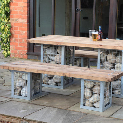 Gabion Bench-Contract Furniture Store for hospitality, leisure & commercial projects