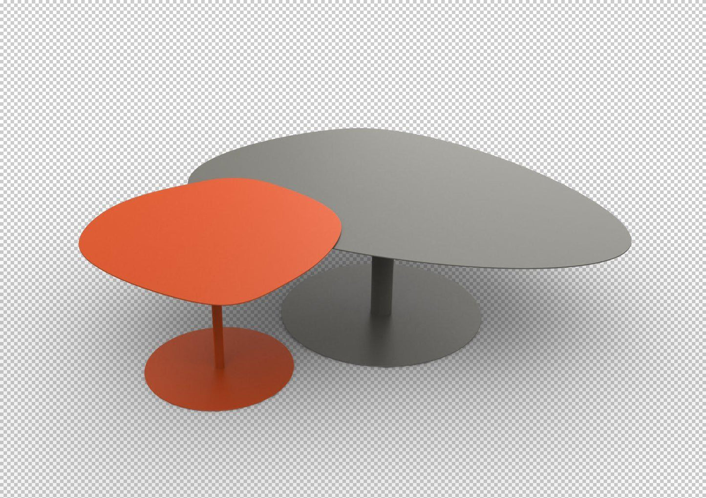 Galet XL Low Table-Matière Grise-Contract Furniture Store