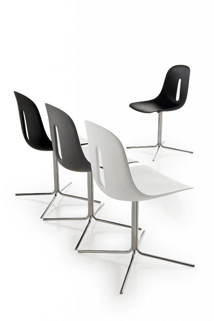 Gotham Side Chair c/w Star Base-Chairs & More-Contract Furniture Store