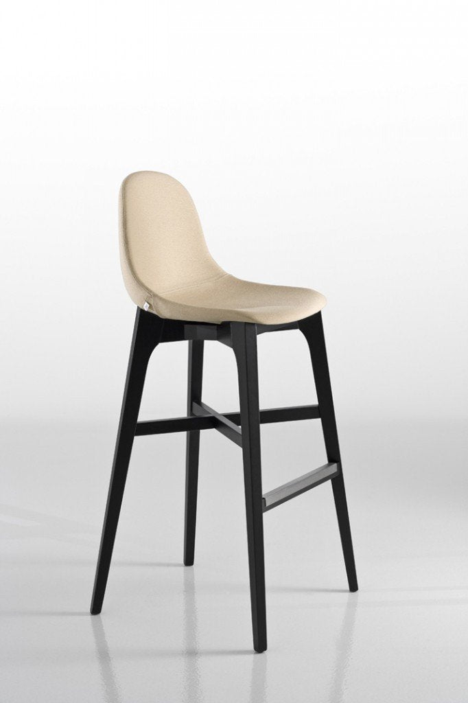 Gotham U Wood High Stool-Contract Furniture Store for hospitality, leisure & commercial projects