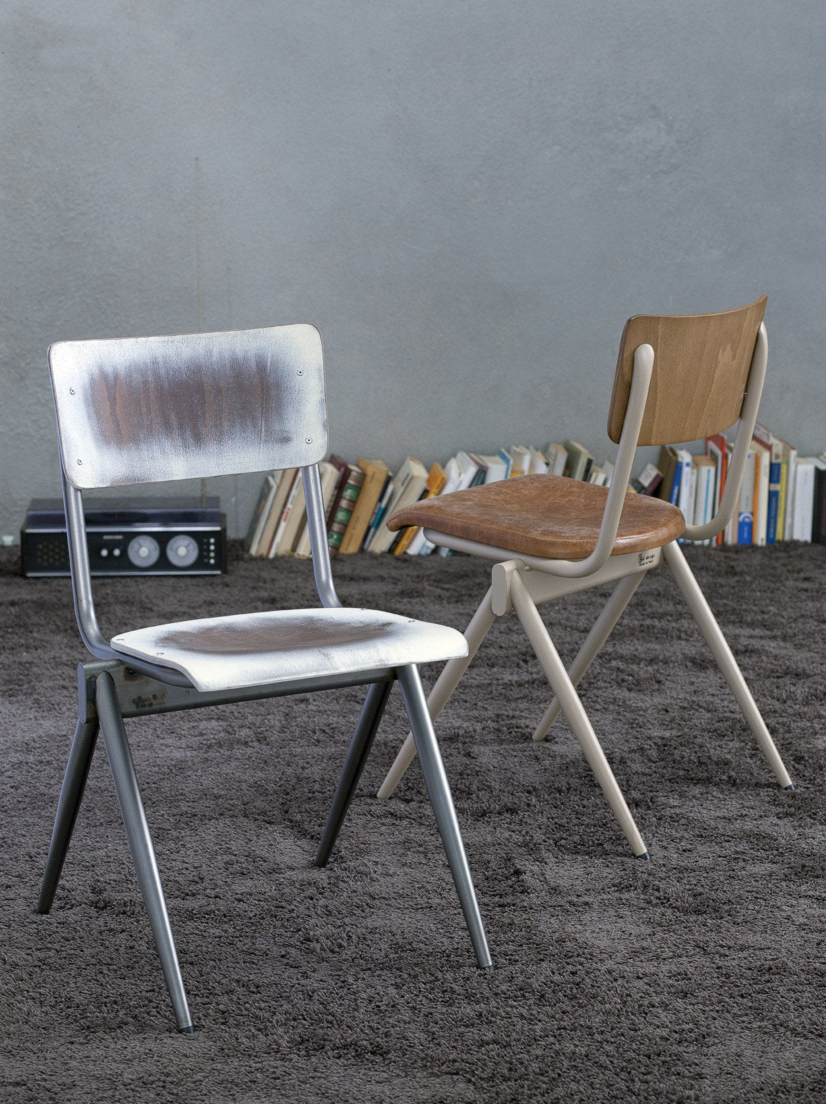 Grip Side Chair c/w Metal Legs-Contract Furniture Store