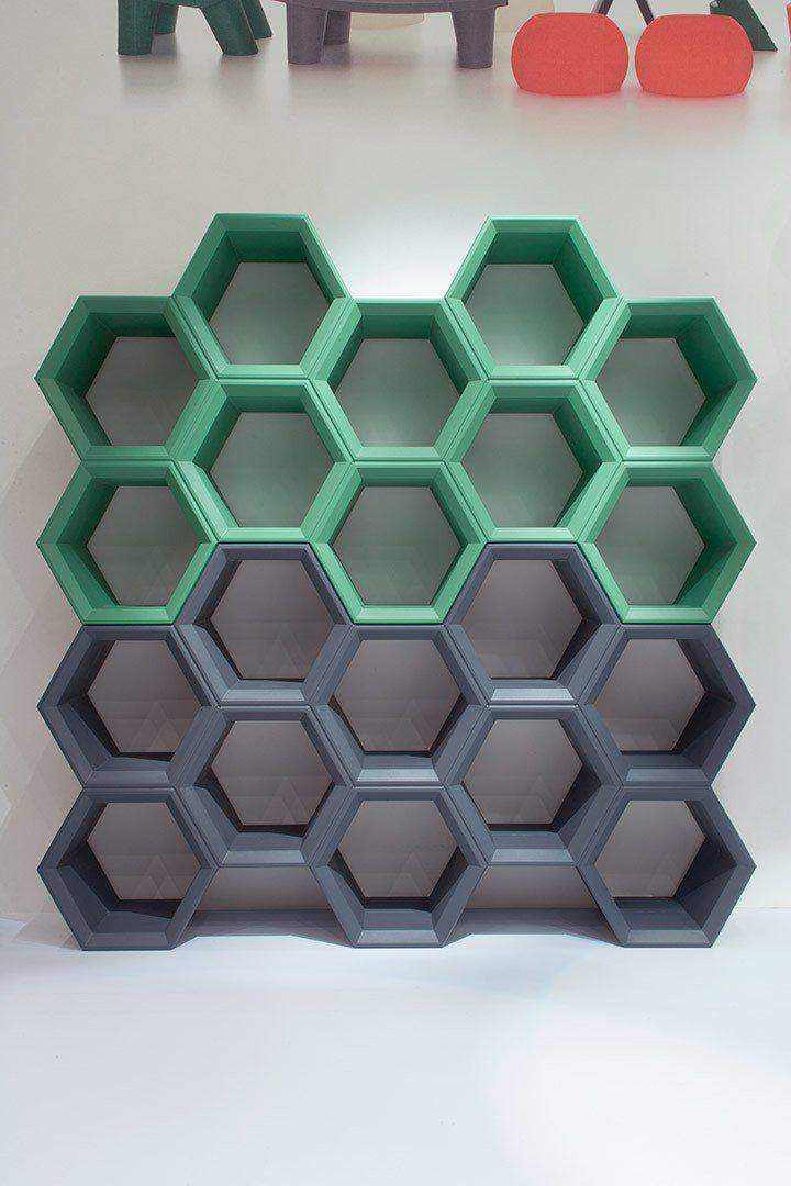 Hexa Bookcase-Contract Furniture Store