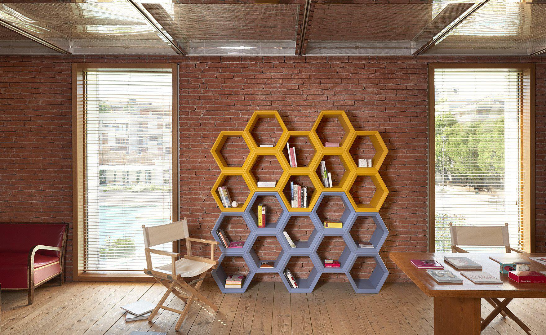 Hexa Bookcase-Contract Furniture Store