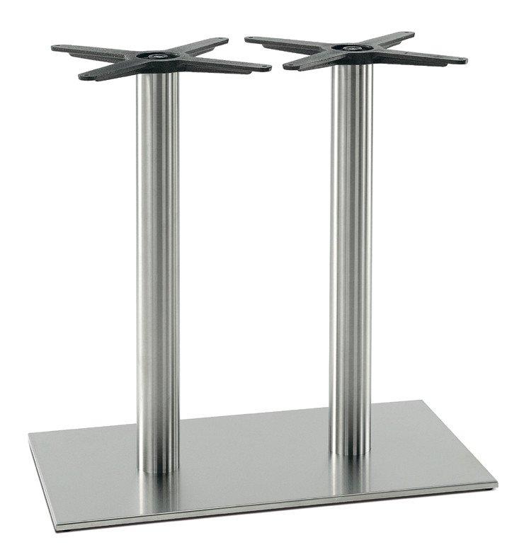 Inox Dining Rect RC Square Base-Pedrali-Contract Furniture Store