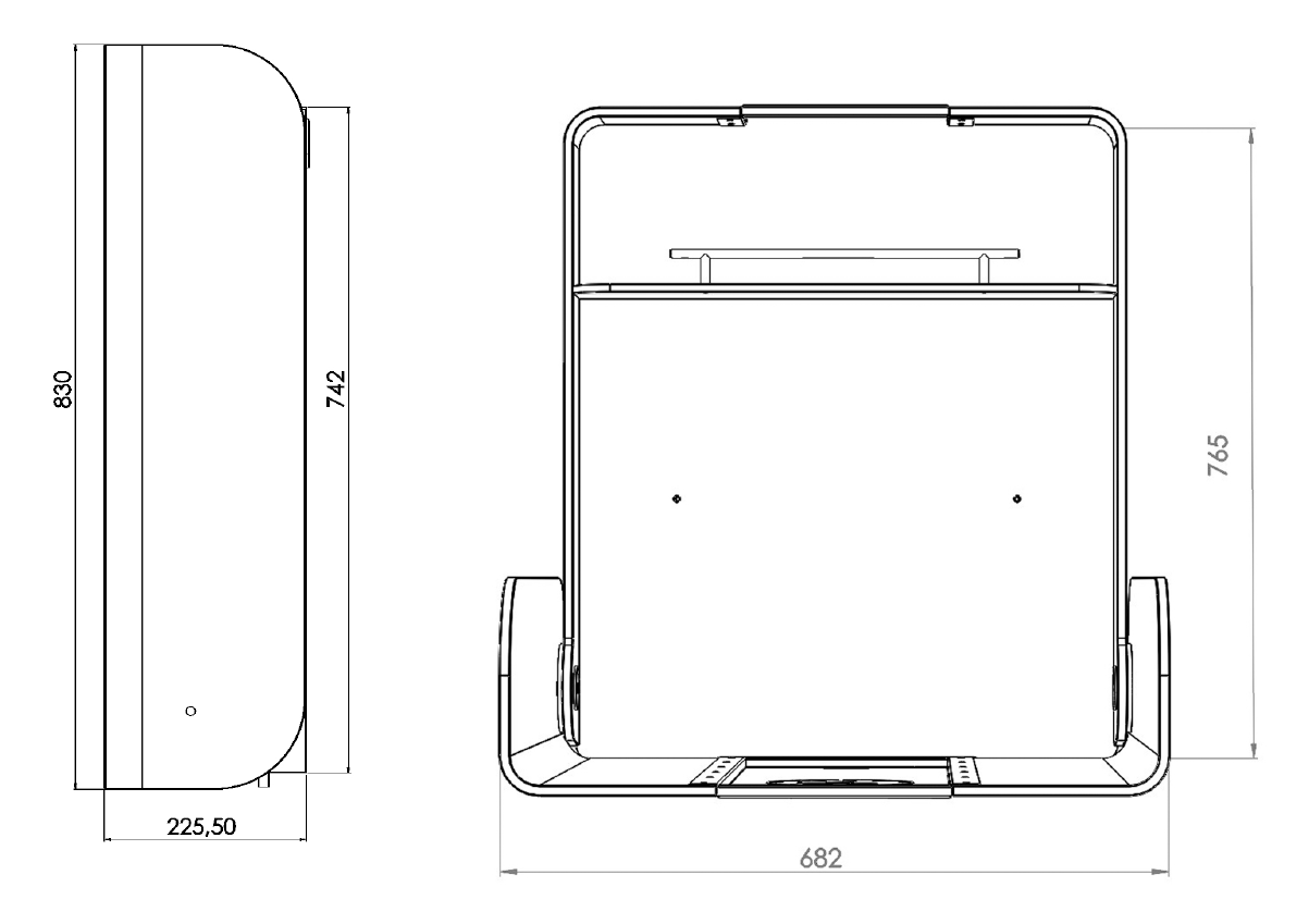 Kawamaxi Changing Table-Contract Furniture Store