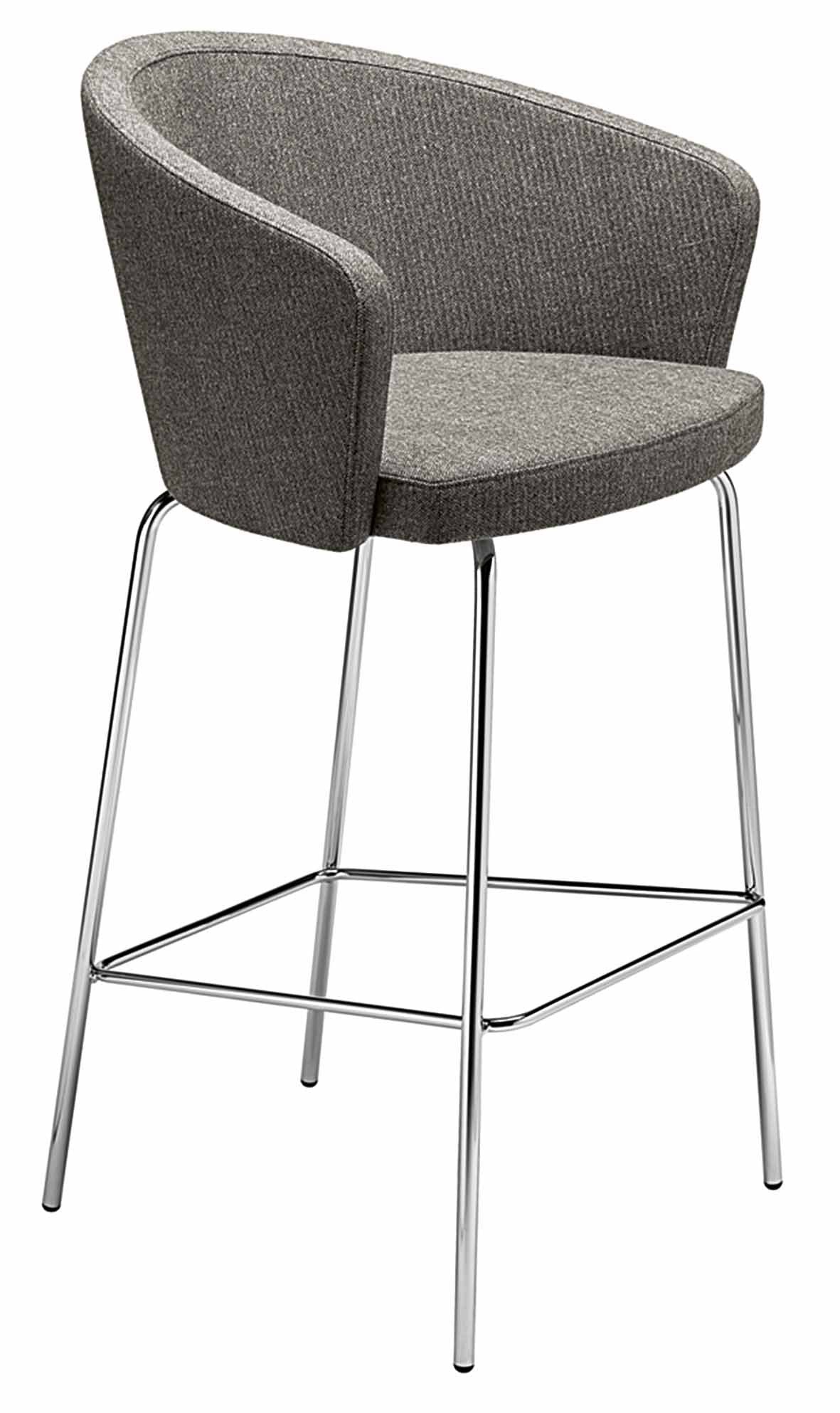 Kicca High Stool c/w Metal Legs-Metalmobil-Contract Furniture Store