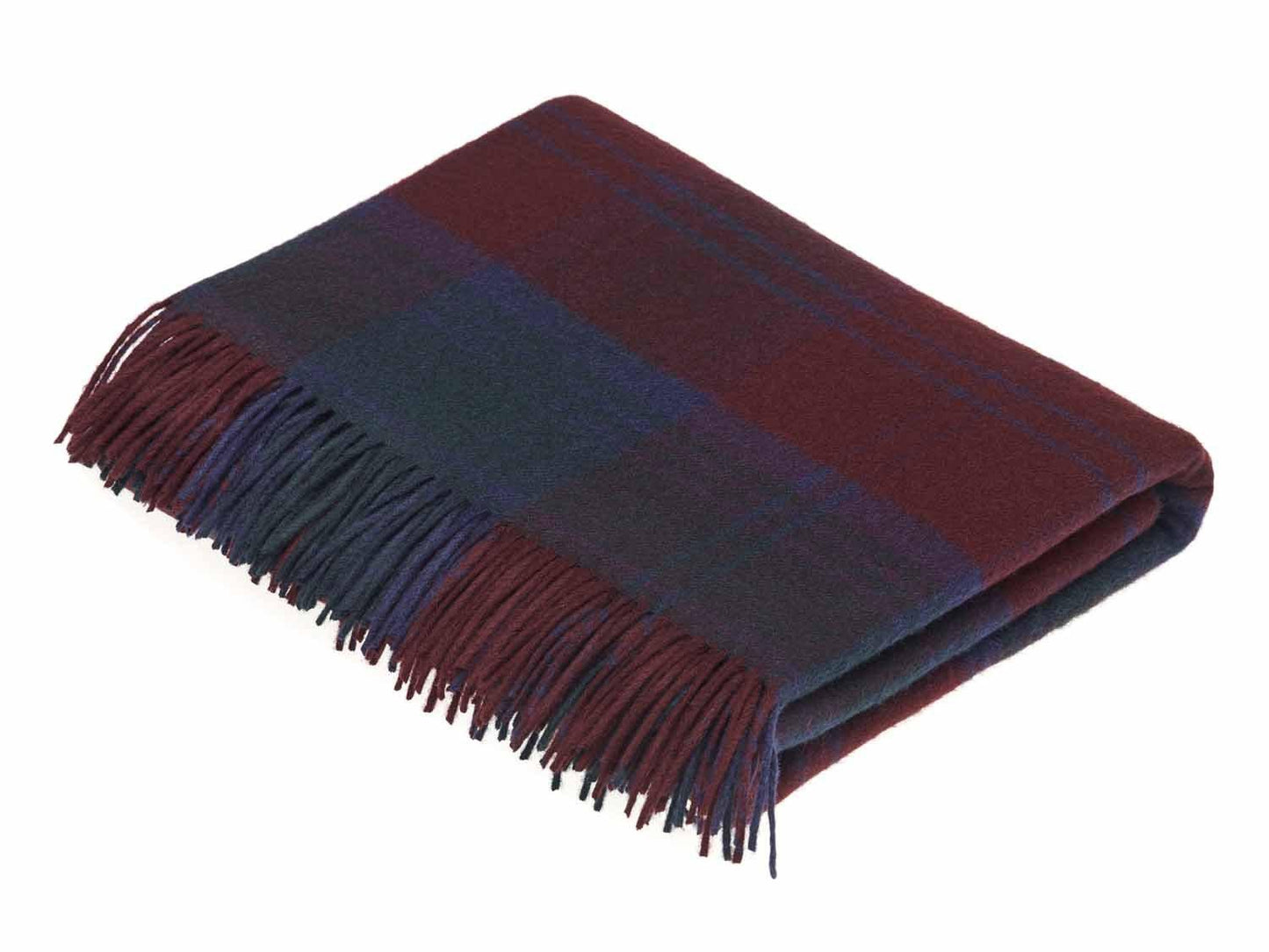 Lambswool Tartan Throw-Bronte by Moon-Contract Furniture Store