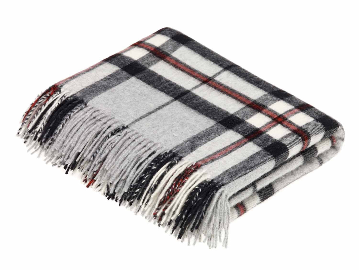 Lambswool Tartan Throw-Bronte by Moon-Contract Furniture Store