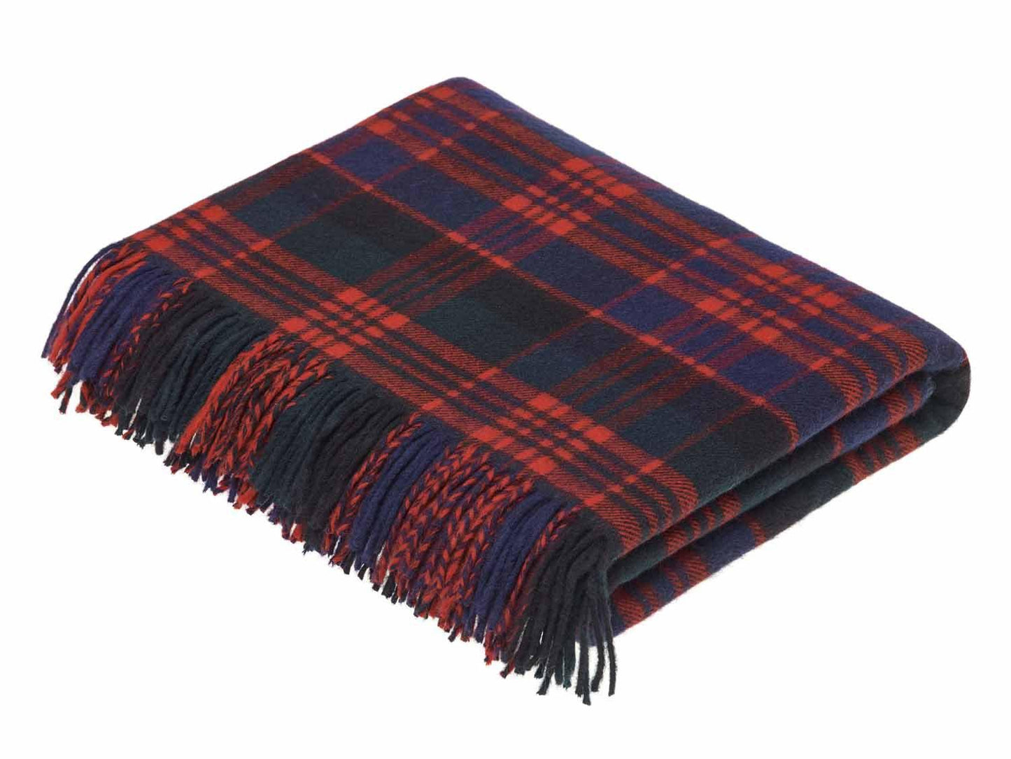 Lambswool Tartan Throw-Bronte by Moon-Contract Furniture Store