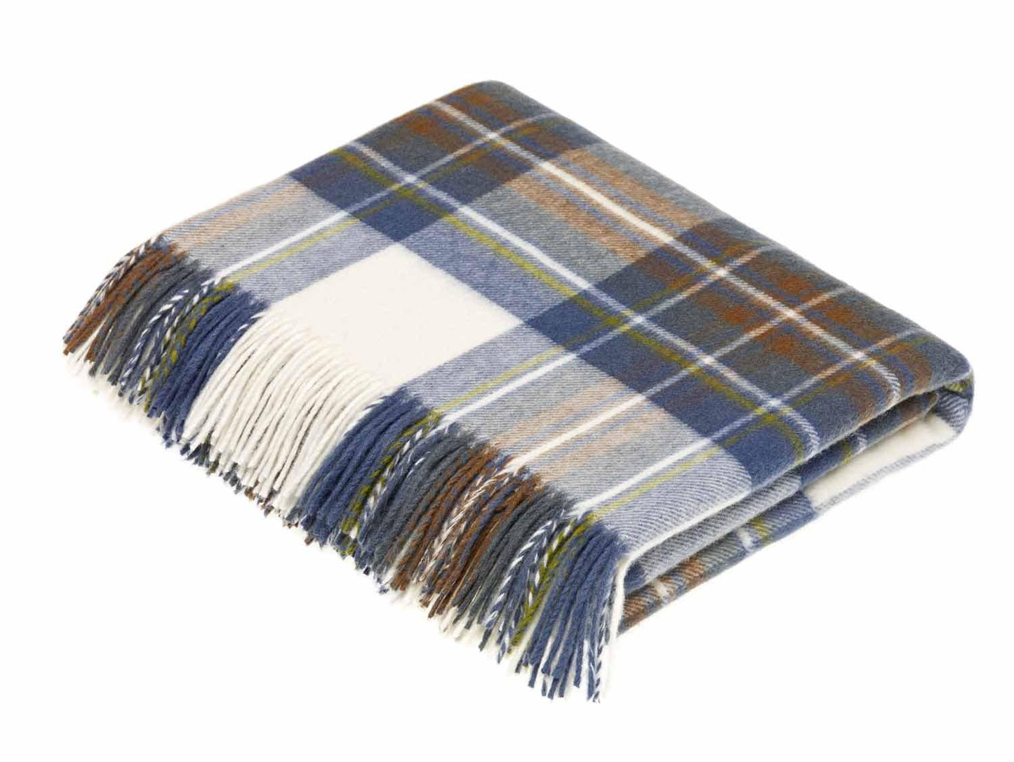 Lambswool Tartan Throw-Bronte by Moon-Contract Furniture Store