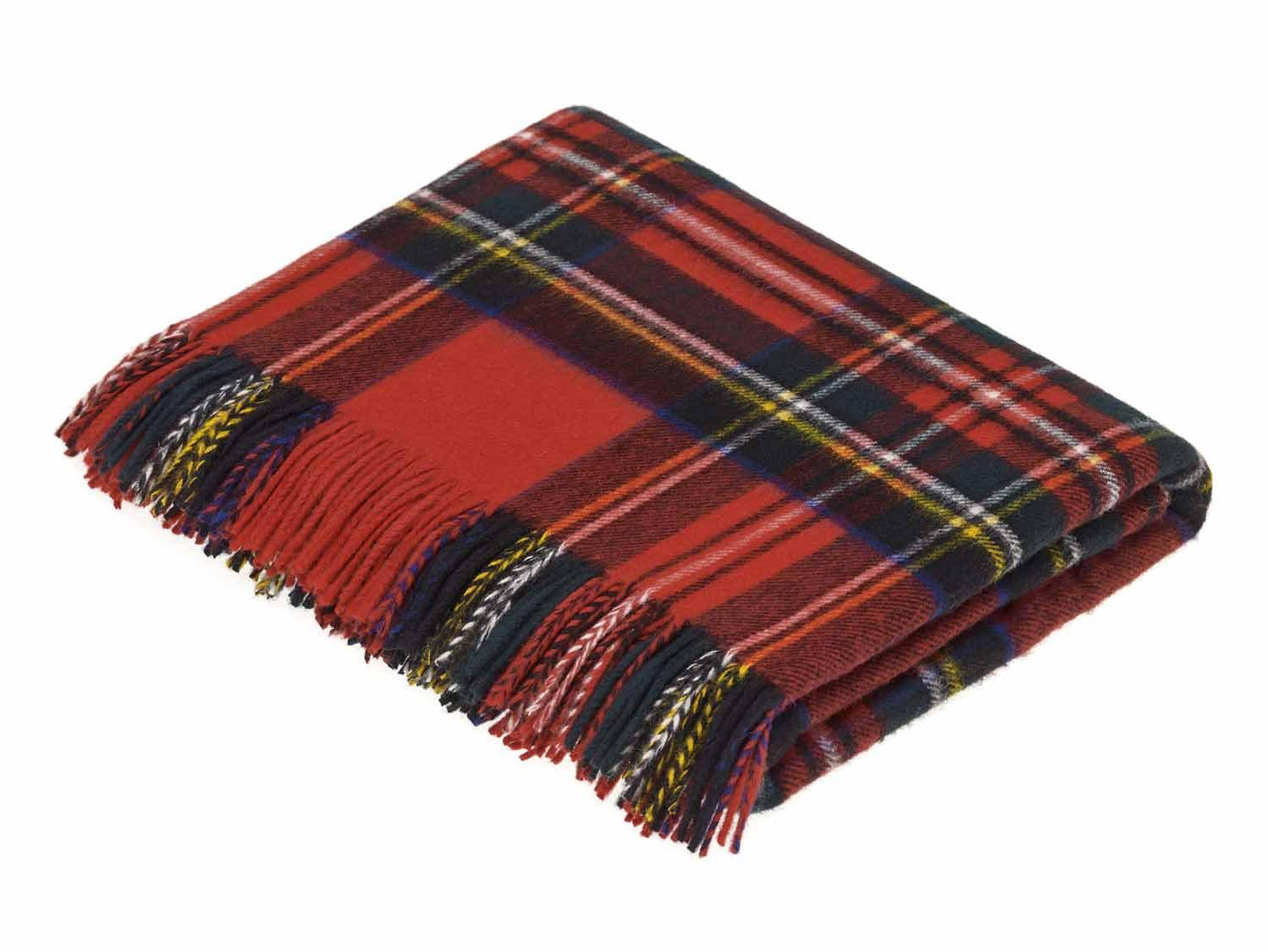 Lambswool Tartan Throw-Bronte by Moon-Contract Furniture Store