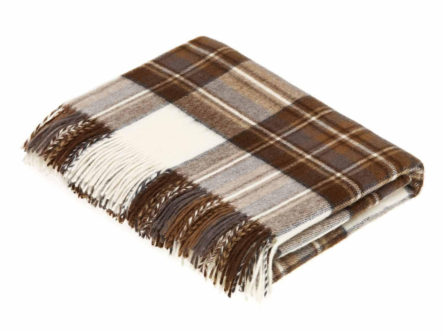 Lambswool Tartan Throw-Bronte by Moon-Contract Furniture Store